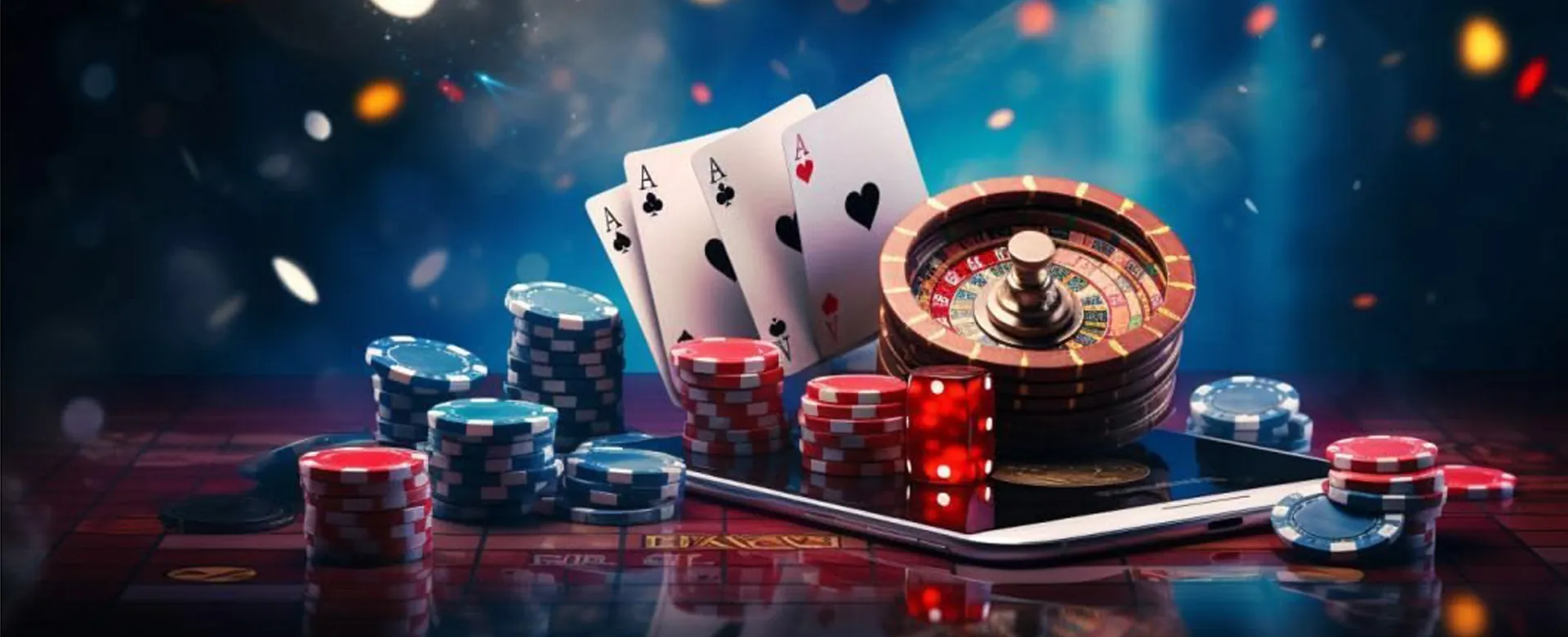 Vibrant online casino background for 774pub login and register